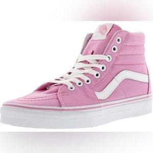 blush pink high top vans